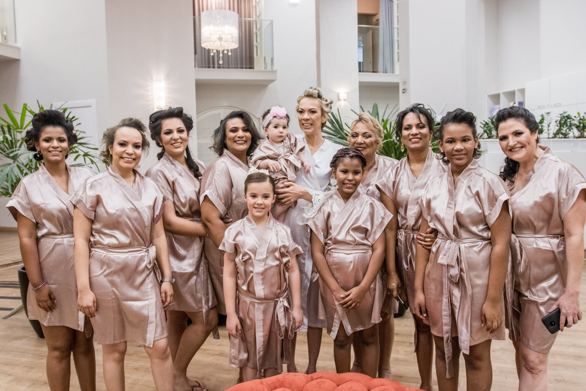 madrinhas no making of da noiva