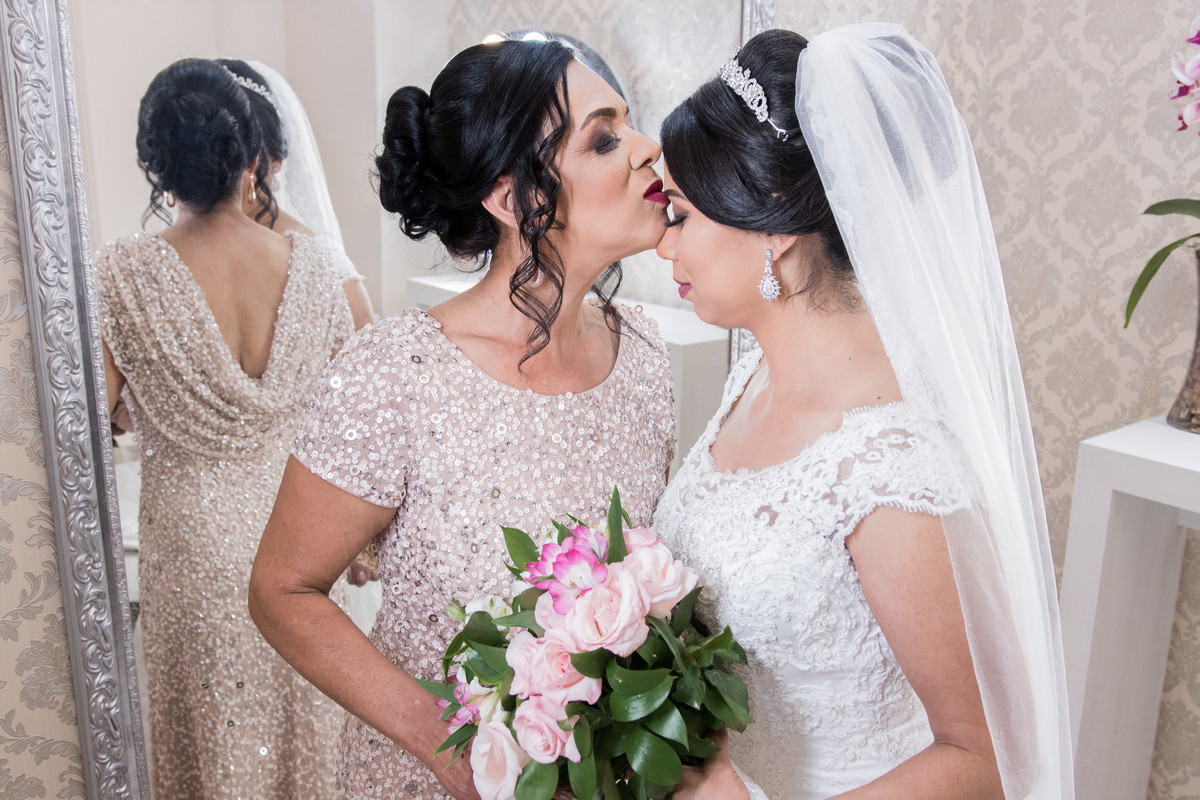 Mãe e Noiva no Making of