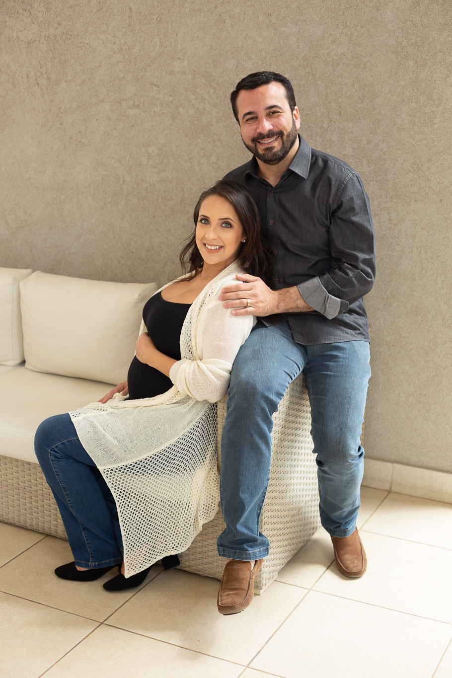 muito calma em seu sofá