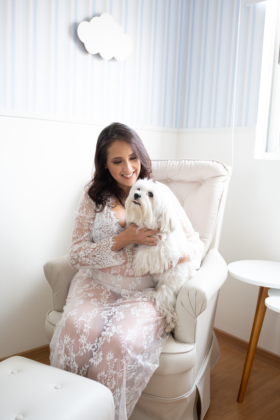 cãozinho e a gestante