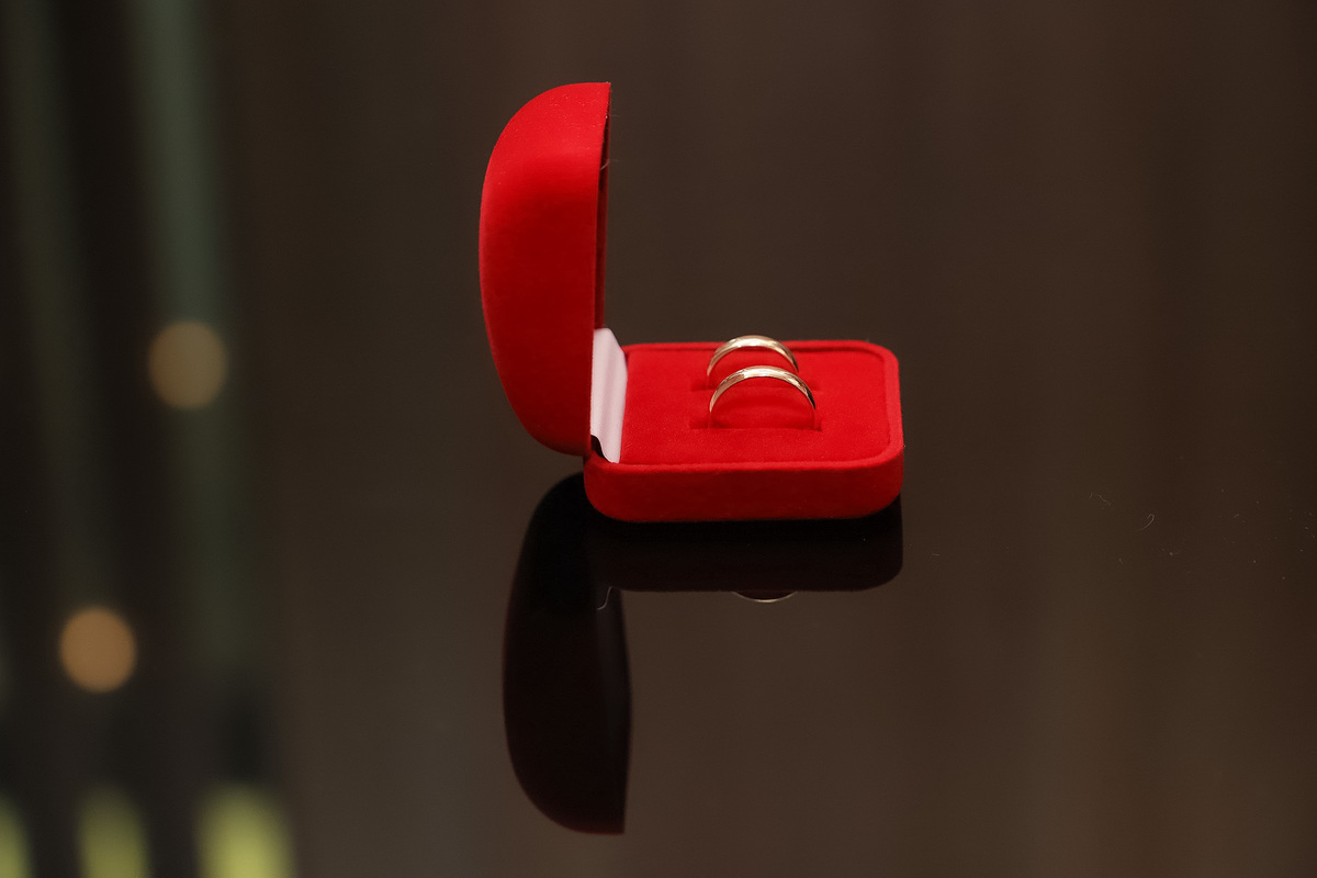 Alianças dos noivos