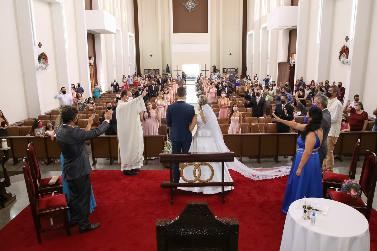 Benção dos noivos com os pais