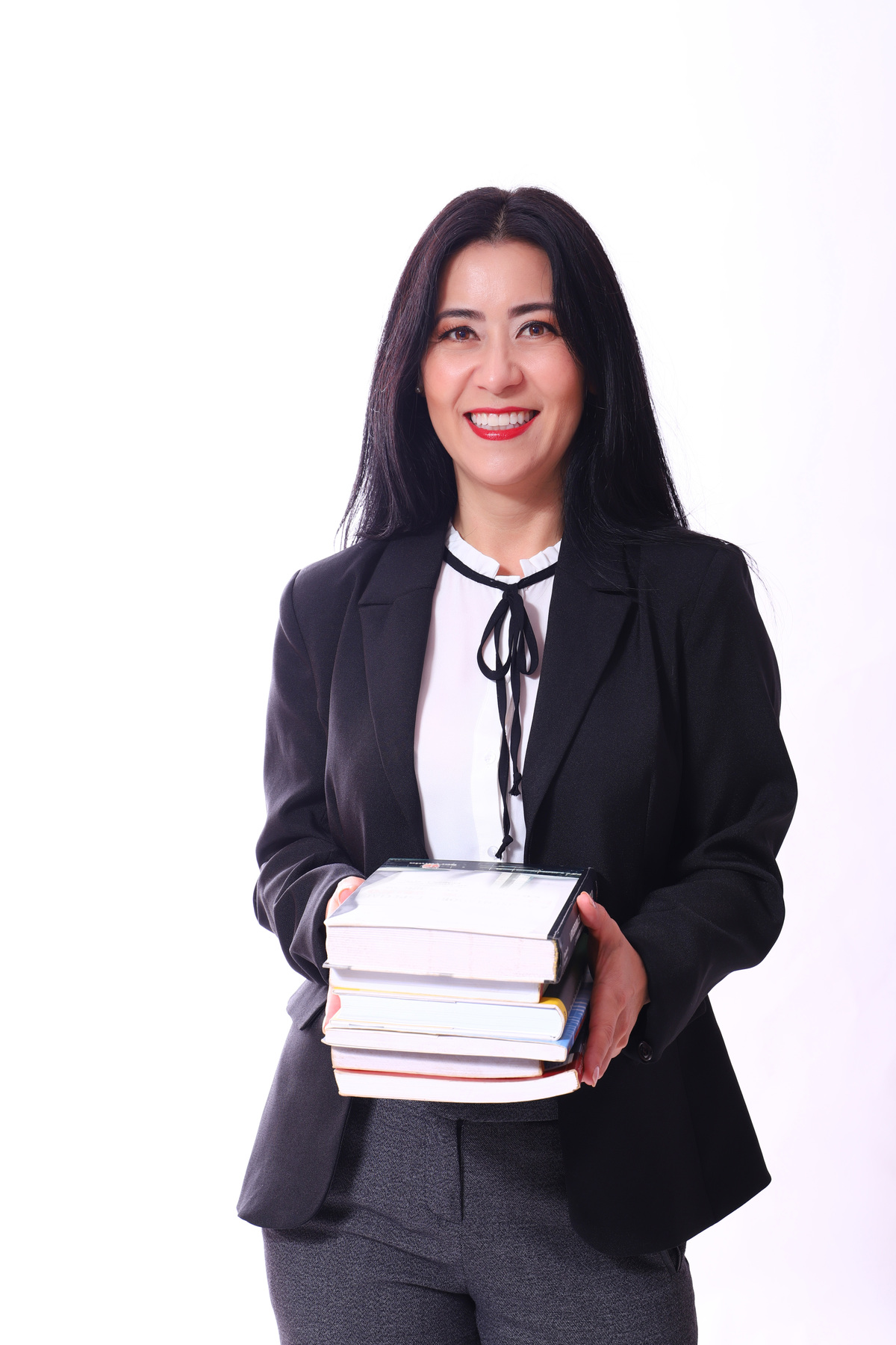 Sessão em Estúdio com Livros