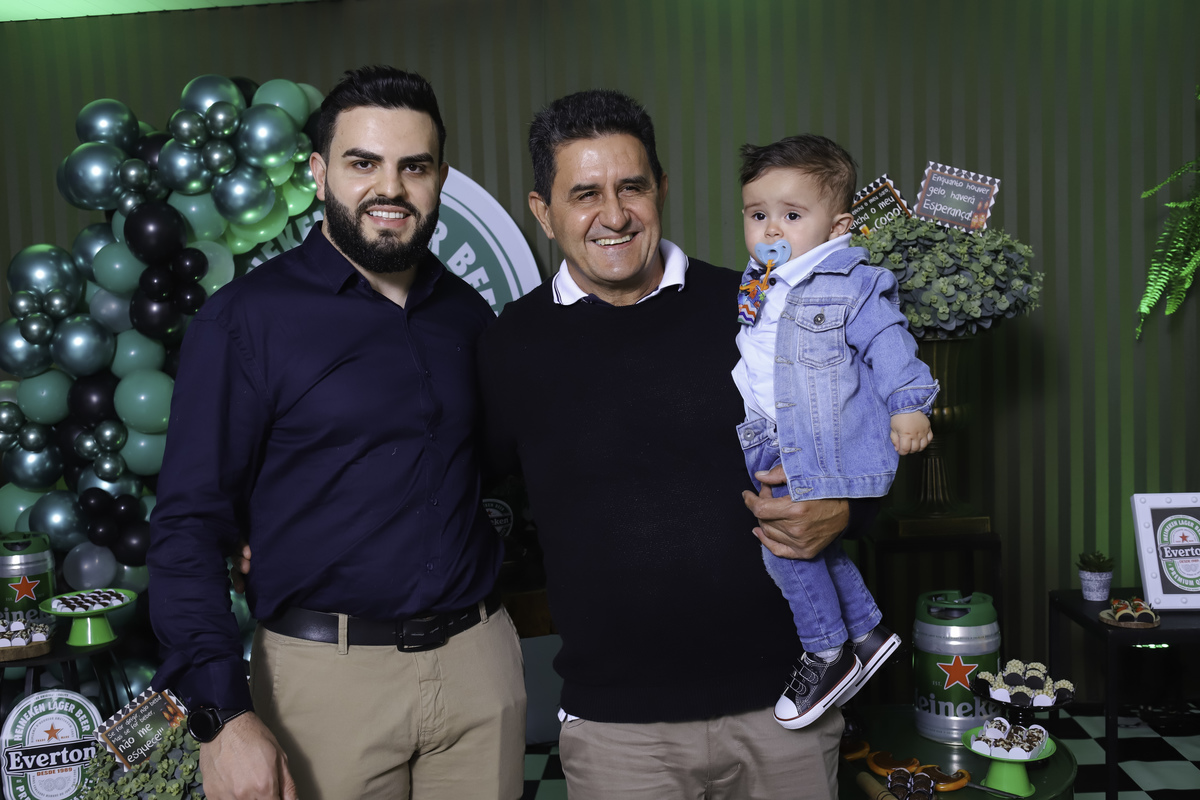 aniversariante com pai