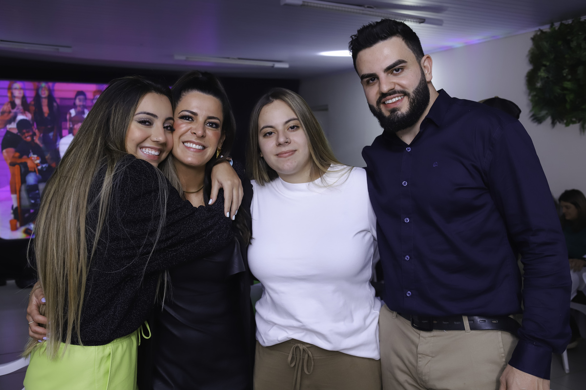 aniversariante com a família