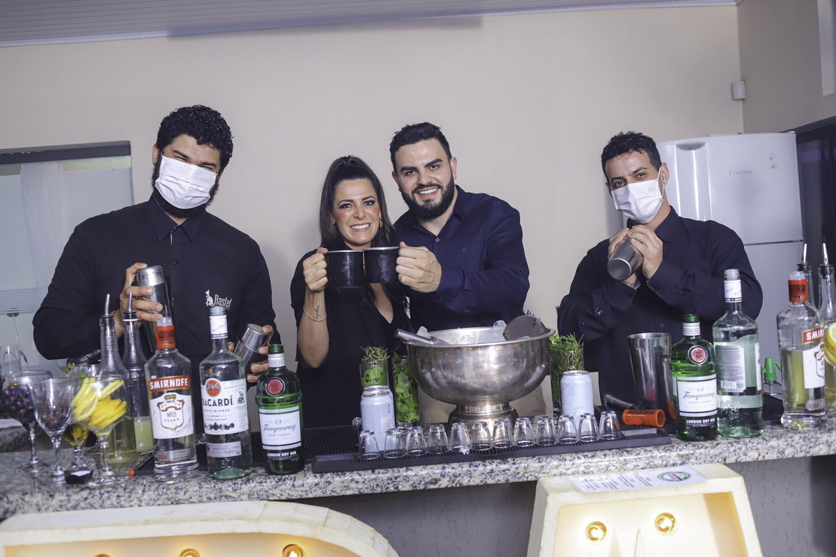 aniversariante com bar man