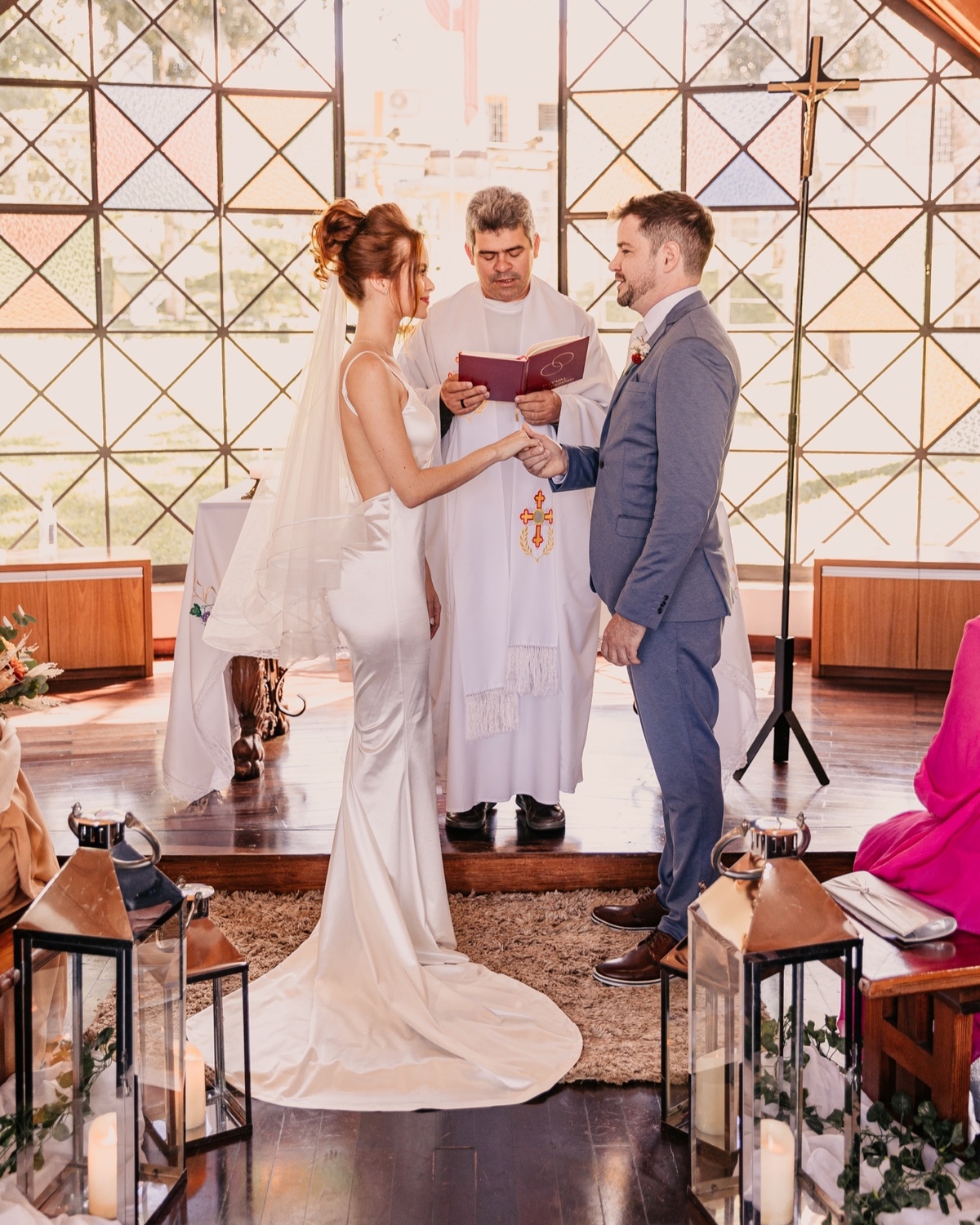 Casamento Mini Wedding na Capela Nossa Senhora da Salette no Jardim Social em Curitiba