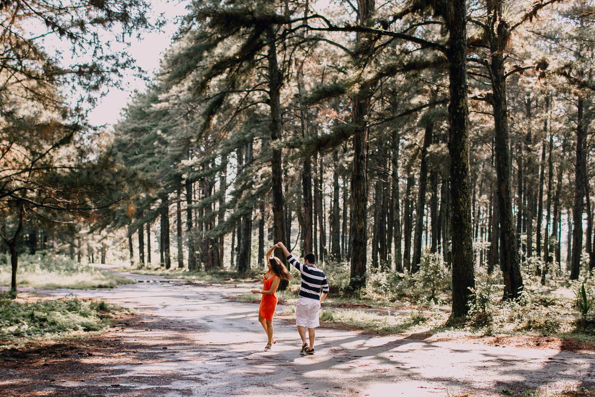 Ensaio de Casal feito em Quatro Barras, região metropolitana de Curitiba. Fotografia de casal. Noivos em Curitiba. Ensaio fotográfico em Curitiba. Noivos no Parque da Ciência em Quatro Barras. 