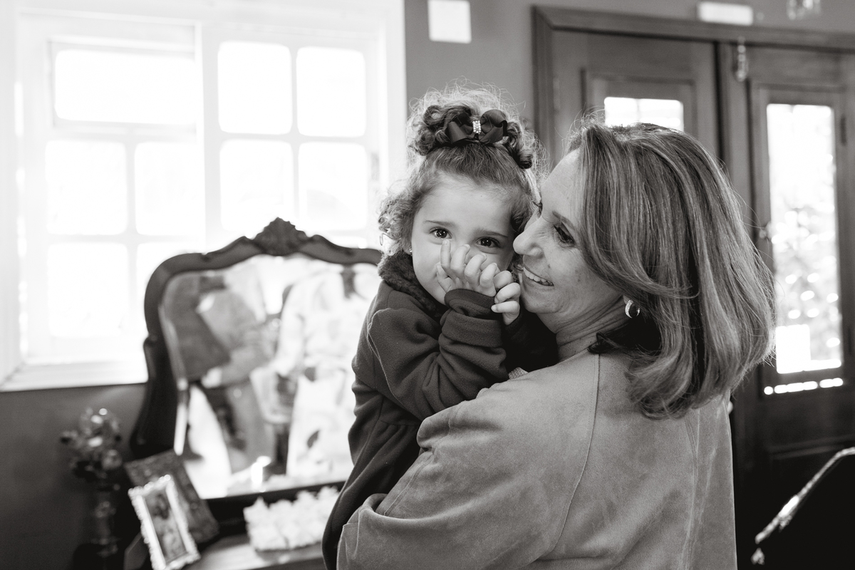 Almoço comemorativo ao batizado de uma criança no Carmina Bistrô. 
