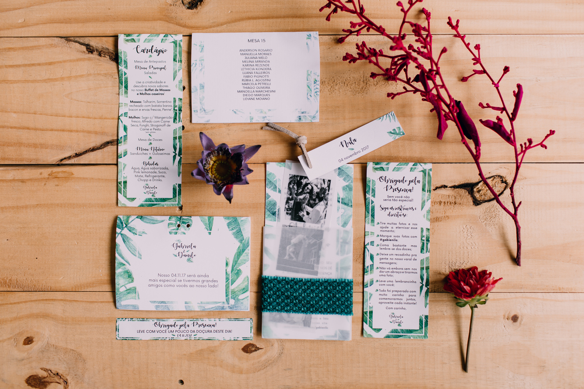 Casamento de dia realizado no Residencial Quatro Barras, região metropolitana de Curitiba.