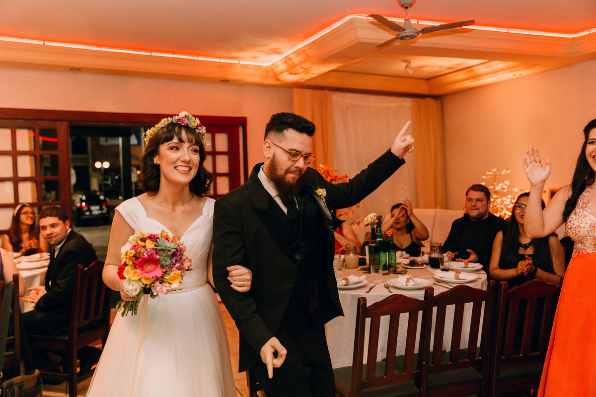 festa de casamento em santa felicidade ingrid e gustavo em Curitiba