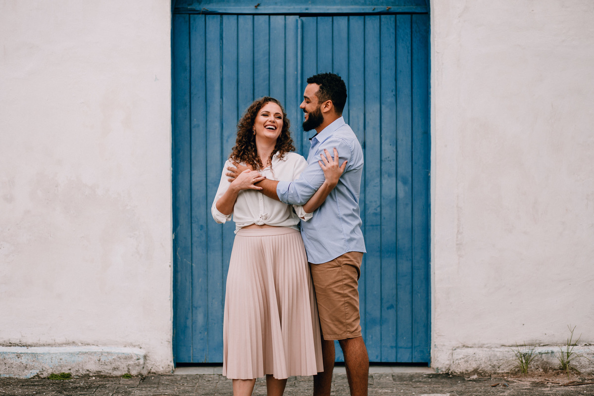 Ensaio de Casal pré wedding feito na estrada da graciosa e na igreja são sebastião em porto de cima morretes