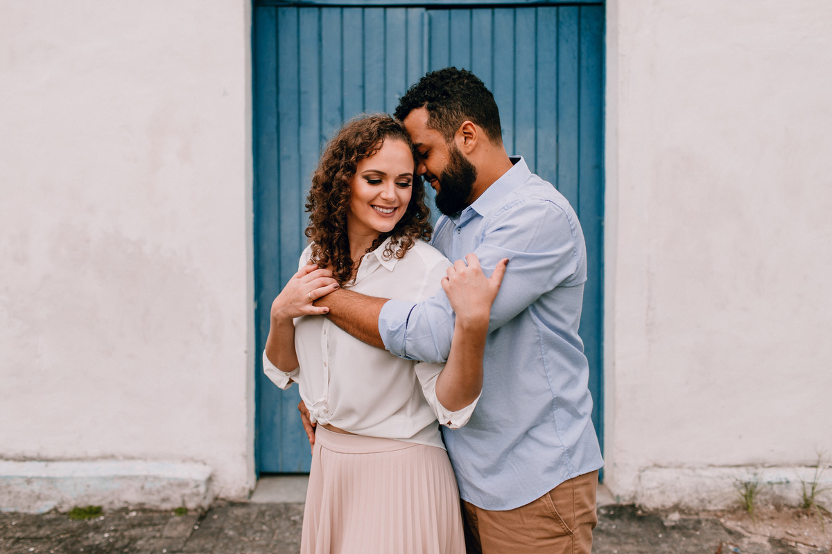 Ensaio de Casal pré wedding feito na estrada da graciosa e na igreja são sebastião em porto de cima morretes