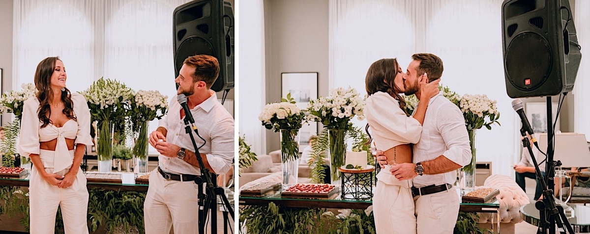 Festa de noivado nos mercês em Curitiba. Festa de noivado. Decoração temática de laranjas e limões para noivado.