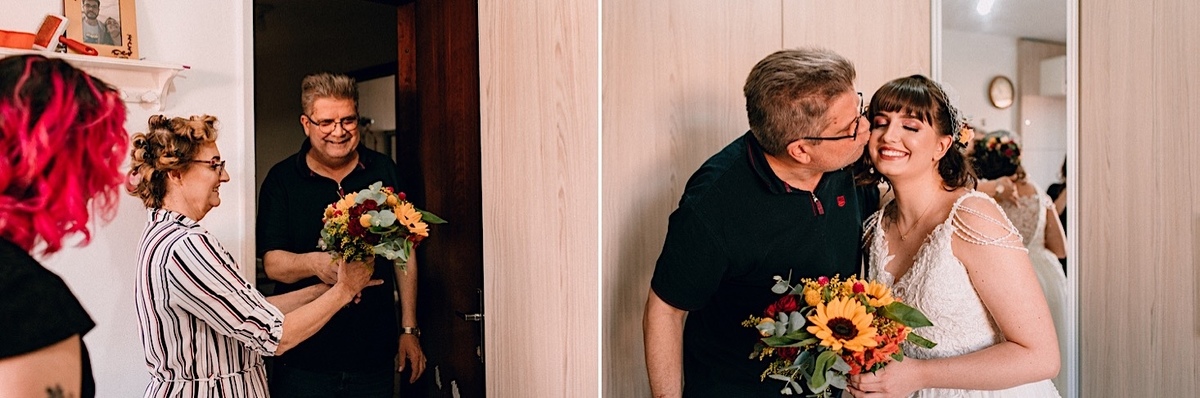 Casamento Mini Wedding na Chácara das Paineiras em Curitiba Casamento Mari e Lucas intimista, making of da noiva em casa com vestido da Madah Ateliê