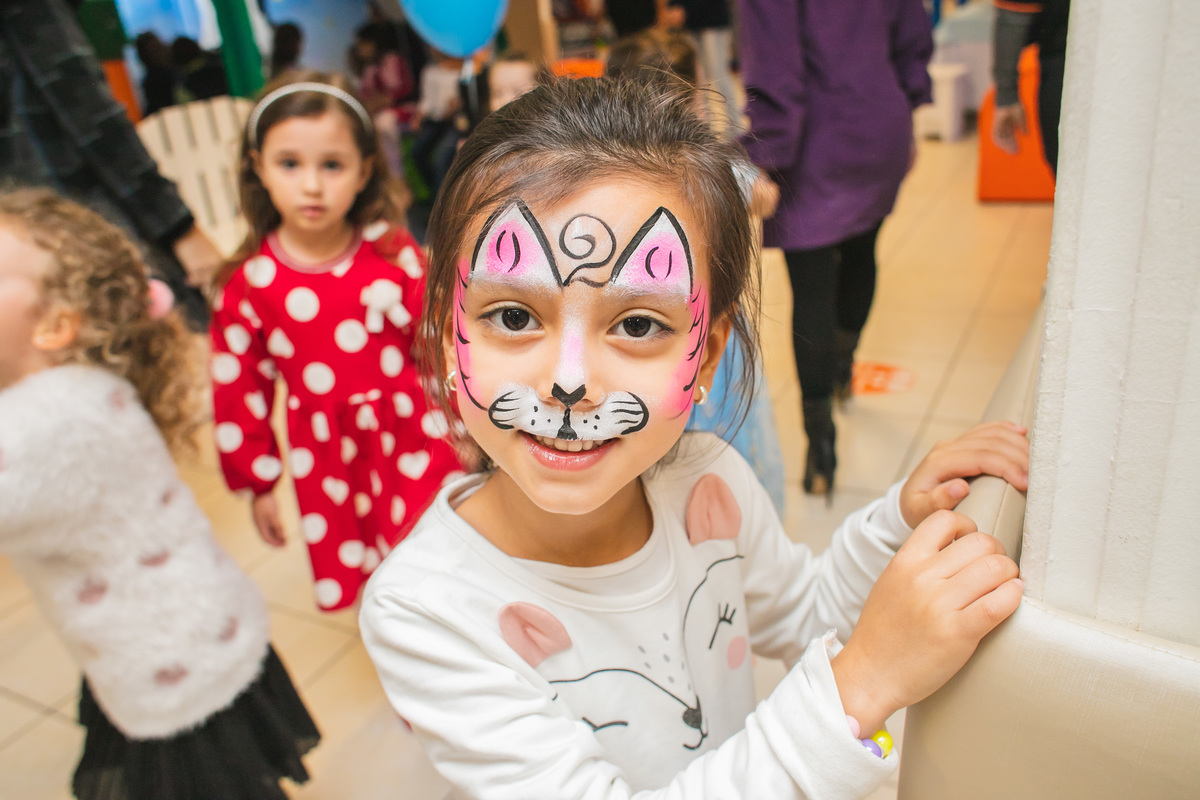 fotografa em festa infantil, festa infantil florianopolis, tema frozen, pintura facial