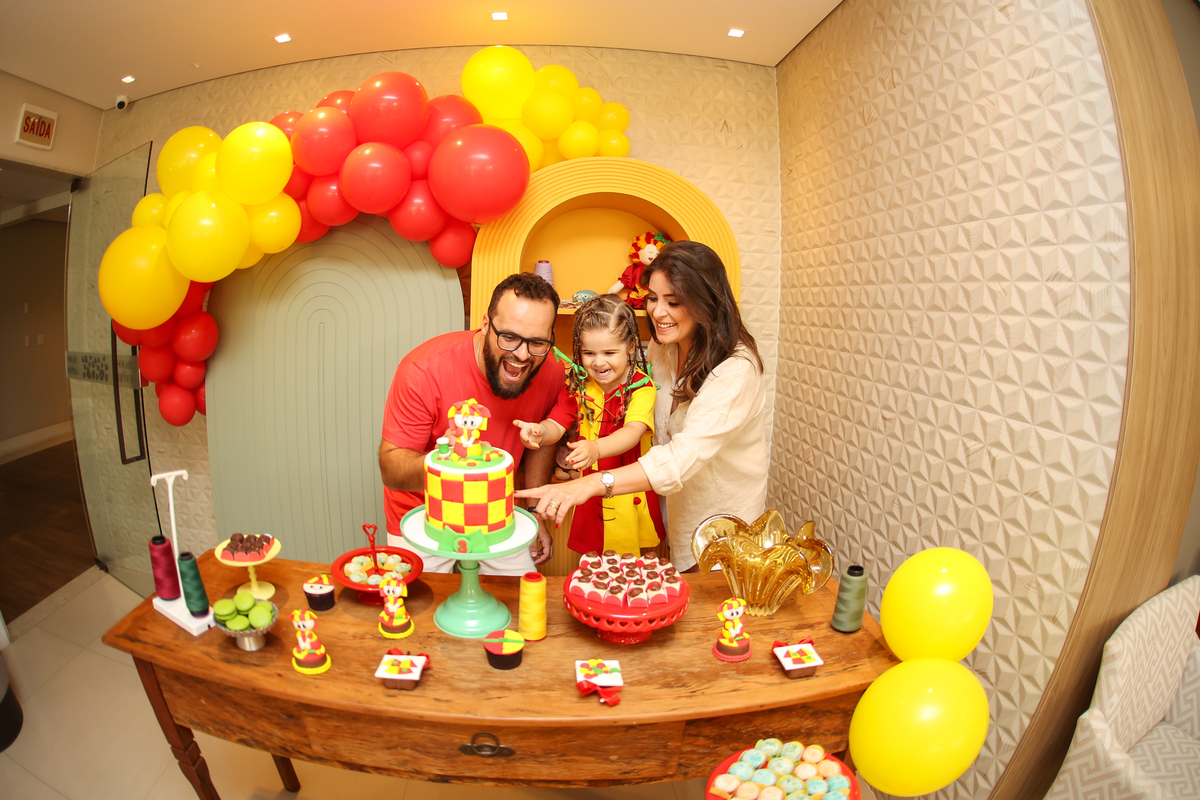 fotografia infantil em florianópolis, fotógrafa especializada em festa infantil, tema emilia