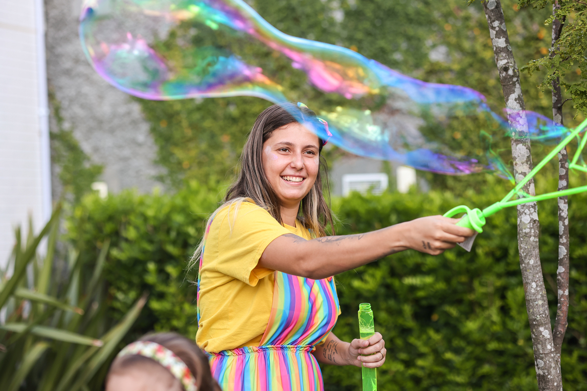 bolha de sabão floripa