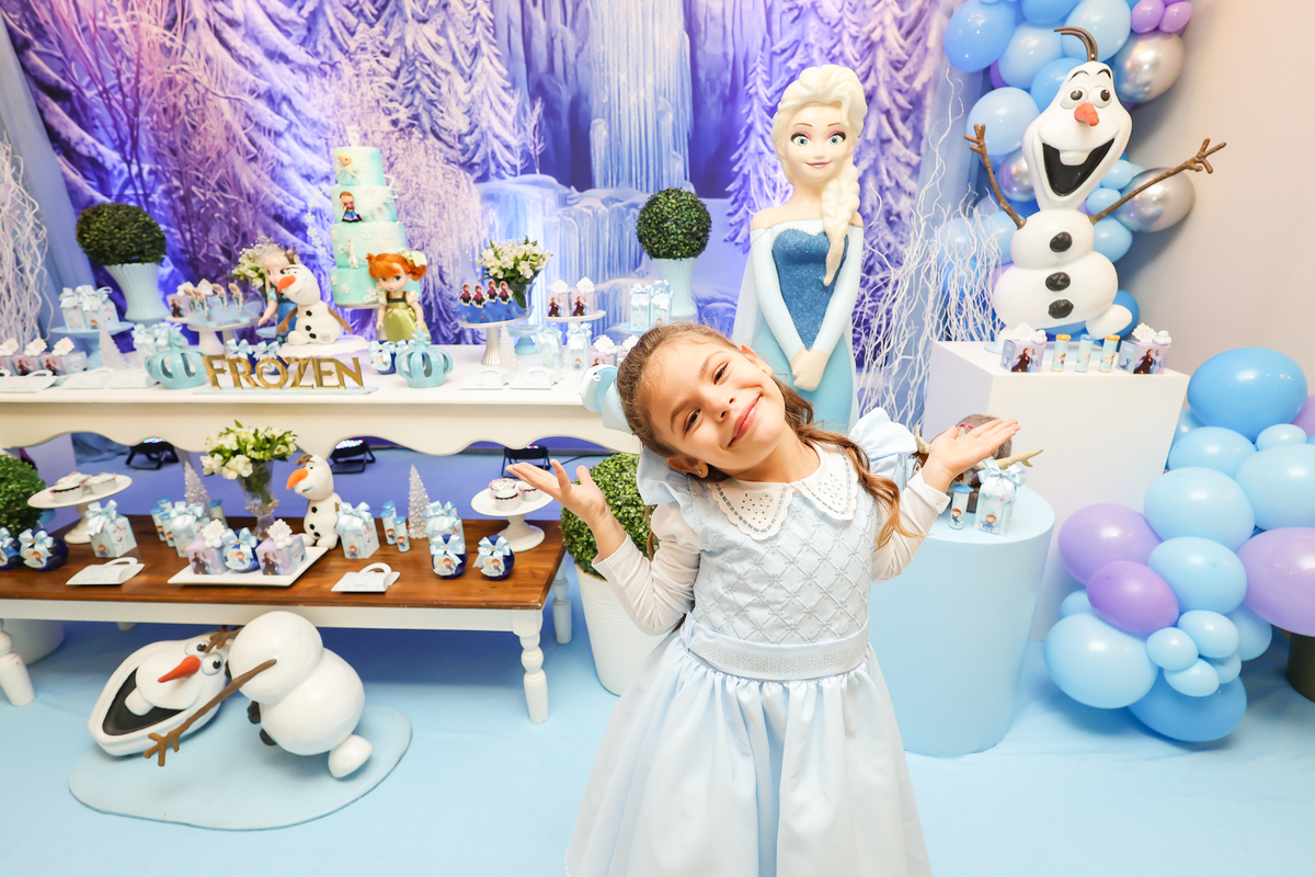 Tema Frozen, tema menina 5 anos