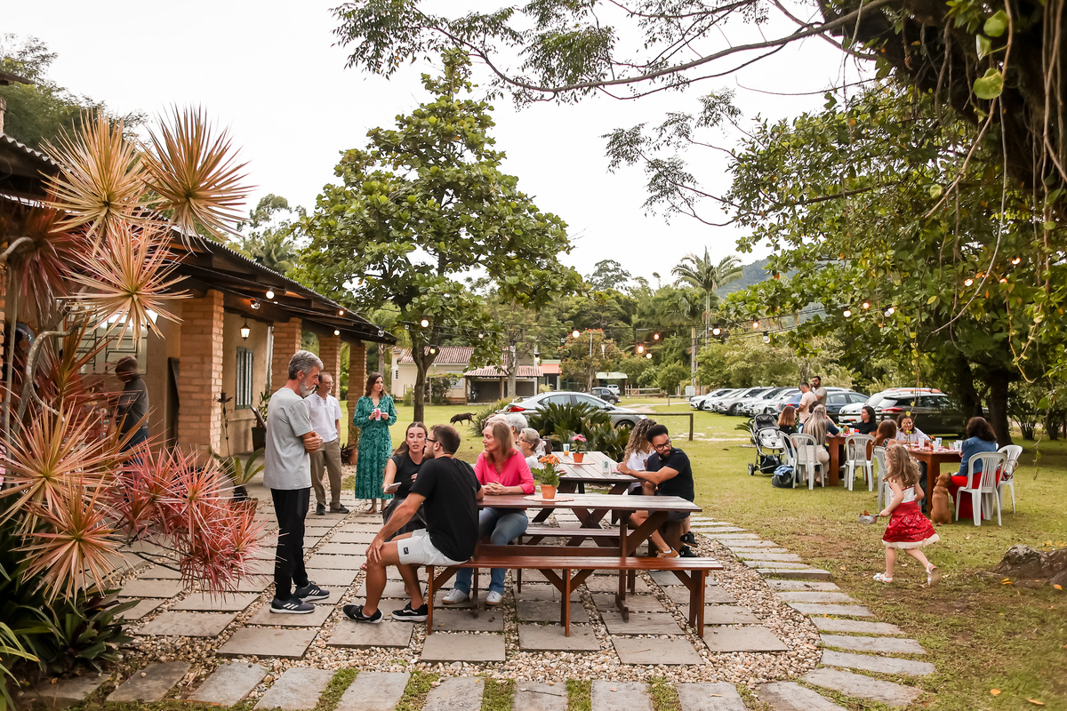jardim do rancho, festa no sitio floripa, festa ao ar livre