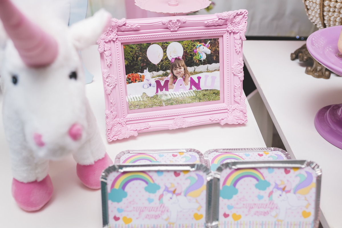 decoraçao, tema unicornio
