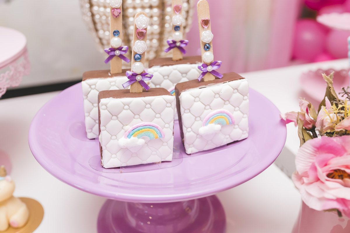 decoraçao, tema unicornio