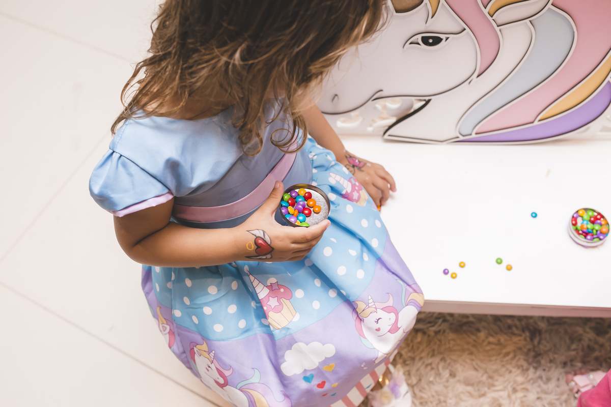 vestido de unicornio, festa infantil, tema unicornio florianopolis