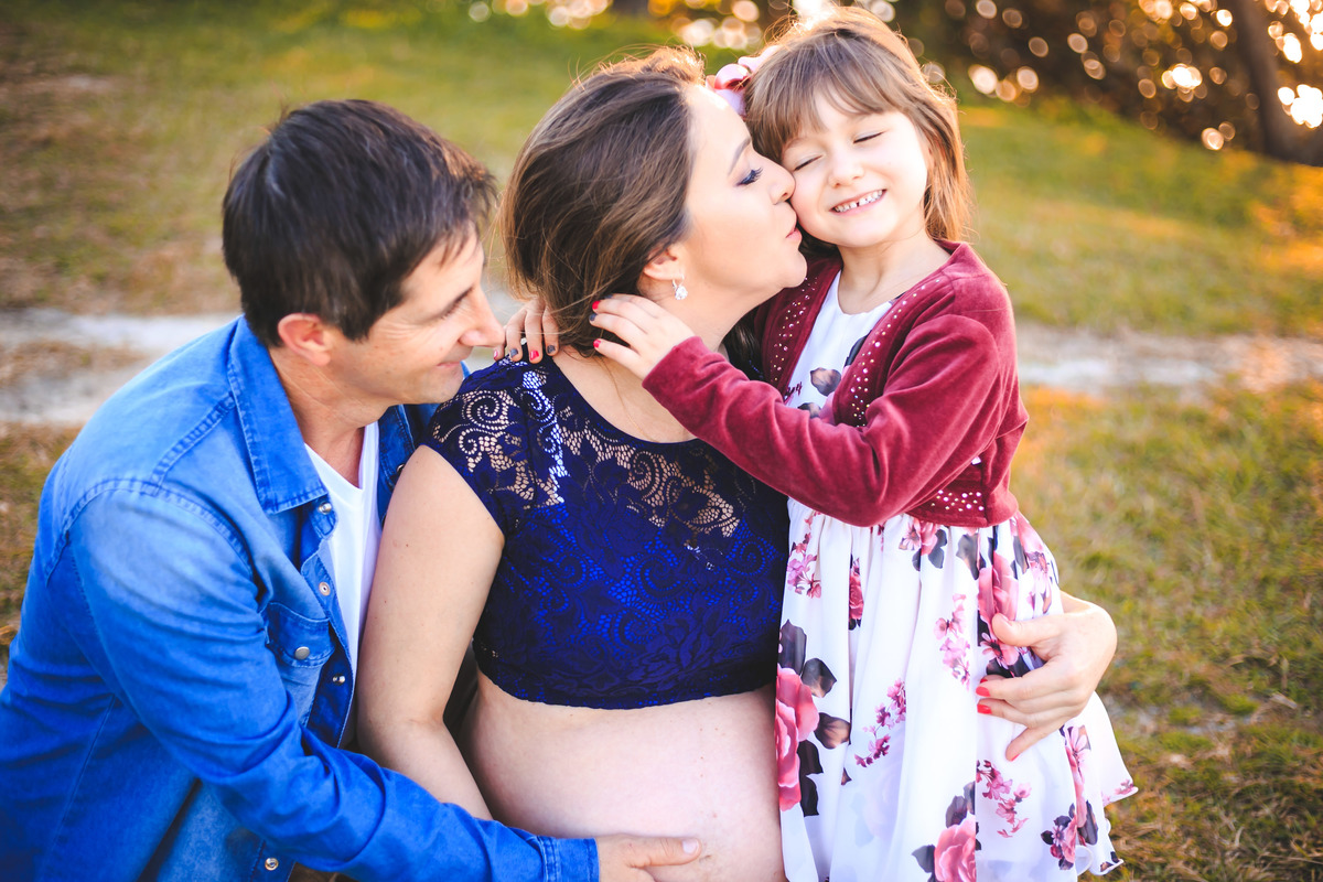 foto de gestante na armação