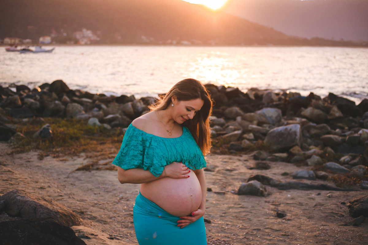 por do sol na armação , floripa