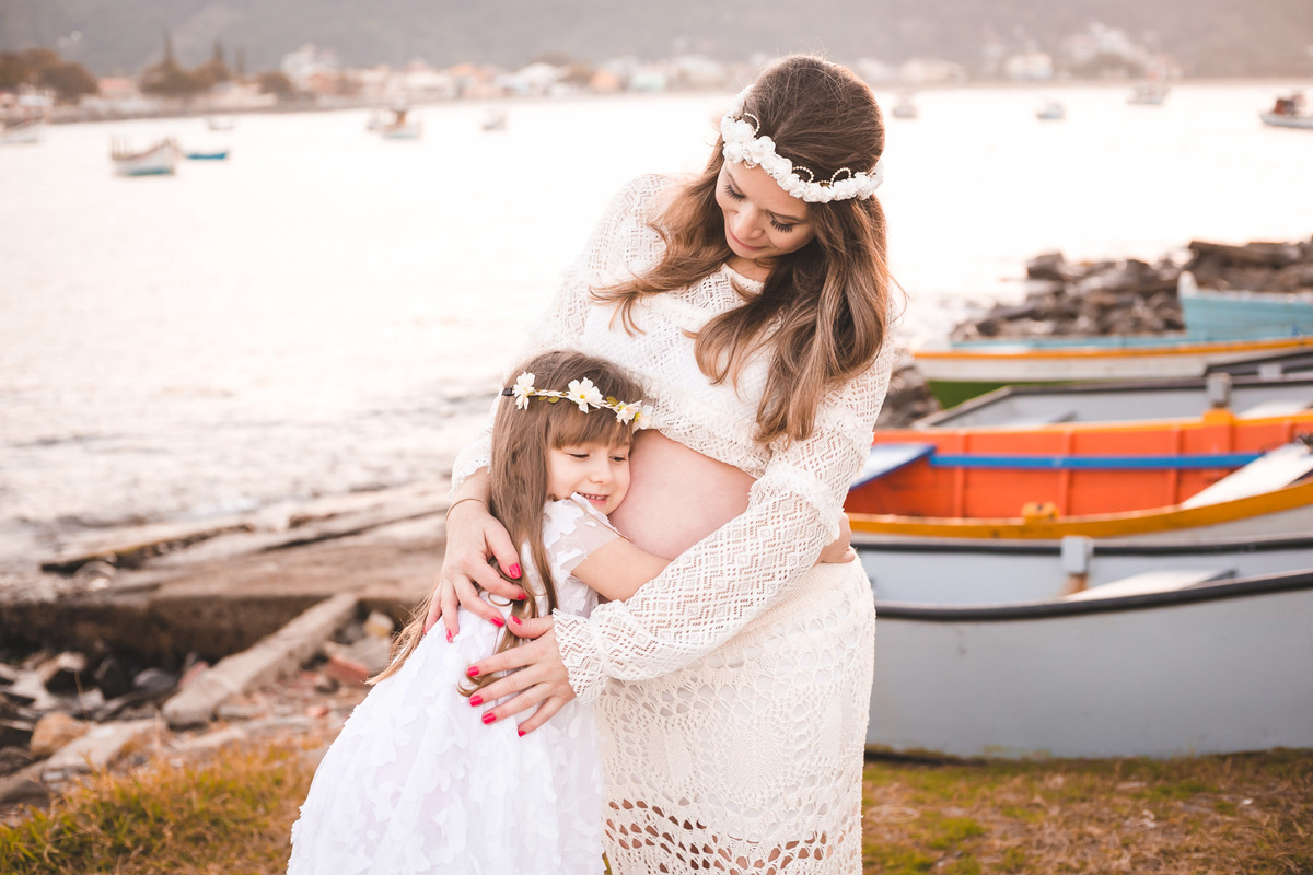 ensaio de gestante floripa , praia da armação