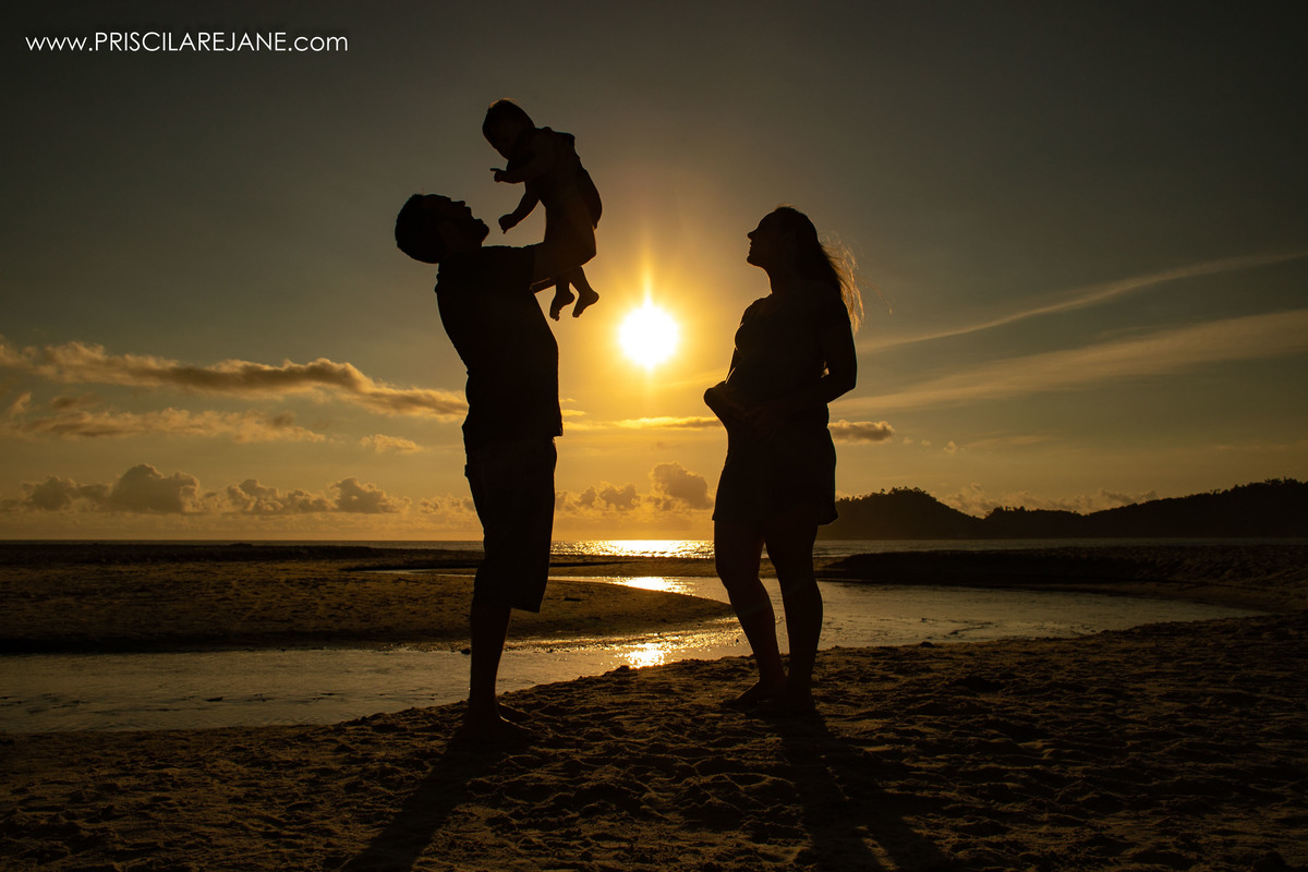 gestante na praia do campeche, priscila rejane, nascer do sol no campeche, point do riozinho