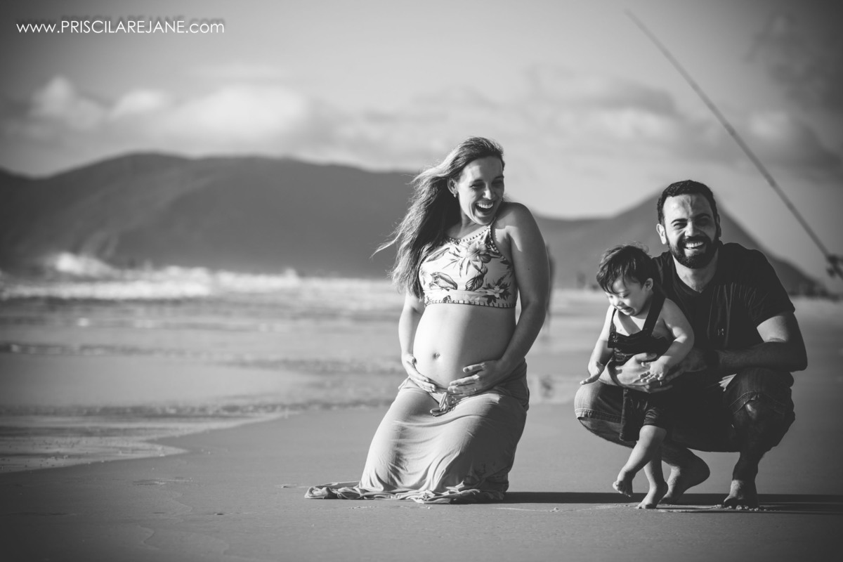 fotos de família na praia, sessão gestante, fotos de gravida na praia do campeche