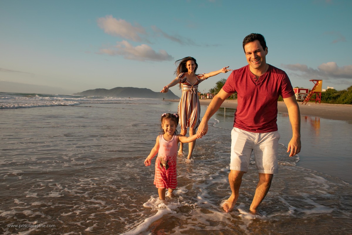 Ensaio fotográfico na praia