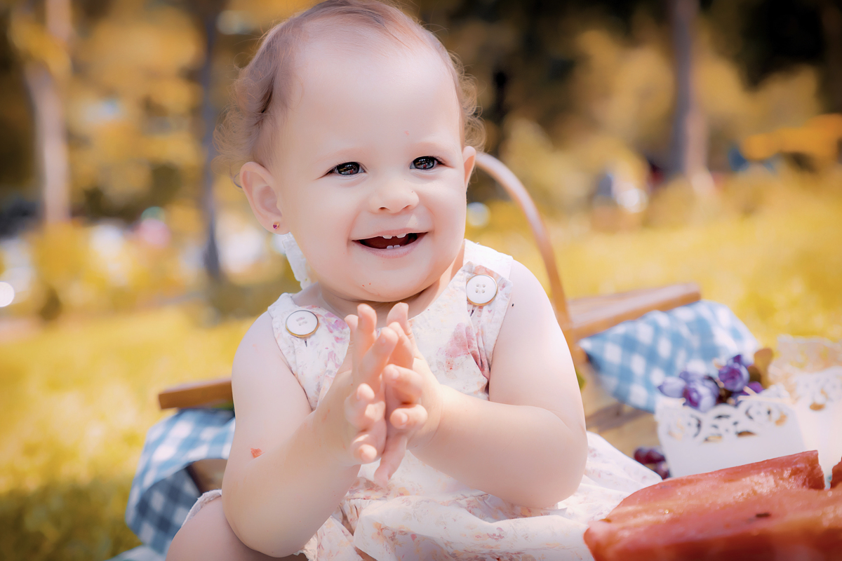 Smash the Fruit. Smash the Cake. Festa de 1 aninho. Fotos em São Paulo. PicNic em São Paulo. Ensaio fotográfico no parque.  Fotos de família. Ensaio fotográfico externo. Fotógrafa de família. Daniele Vidal Fotografia. São Paulo. Ensaio infantil em SP.