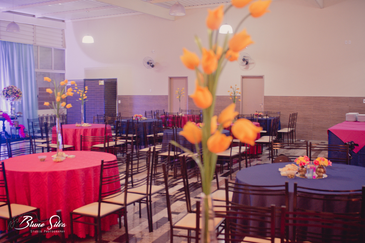 decoração de festa debutante