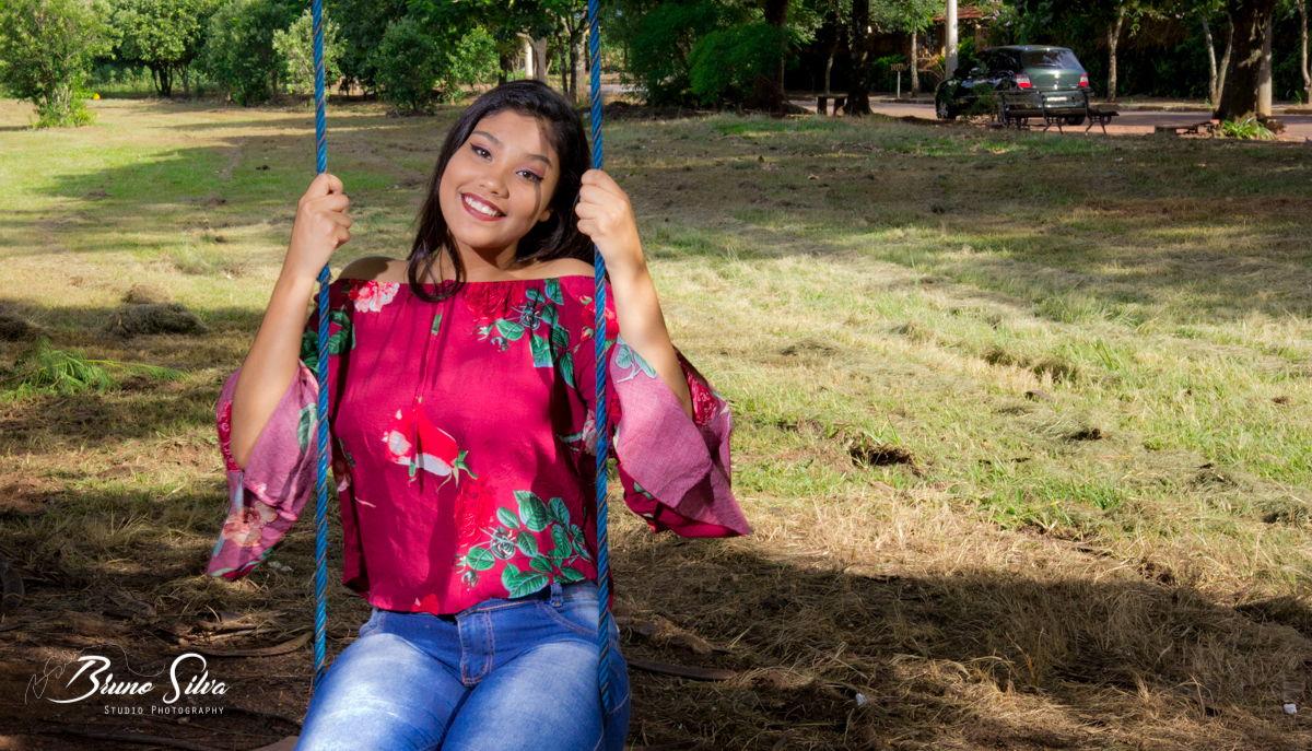 debutante no balanço