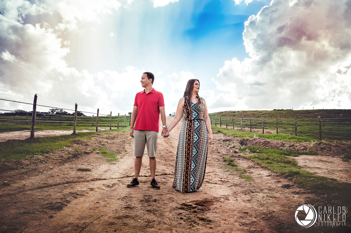 Ensaio pre casamento da Jessica e do Arthur realizado em Goiatuba Goiás fotografado por Carlos Nikito