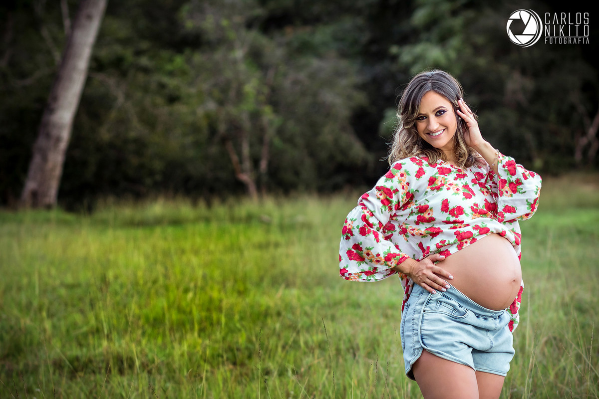 Ensaio de Gestante da Ledy, realizado em Goiatuba Goiás fotografado por Carlos Nikito