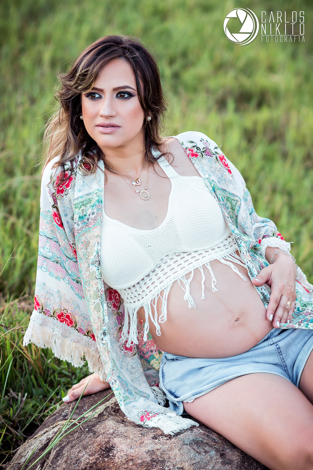 Ensaio de Gestante da Ledy, realizado em Goiatuba Goiás fotografado por Carlos Nikito