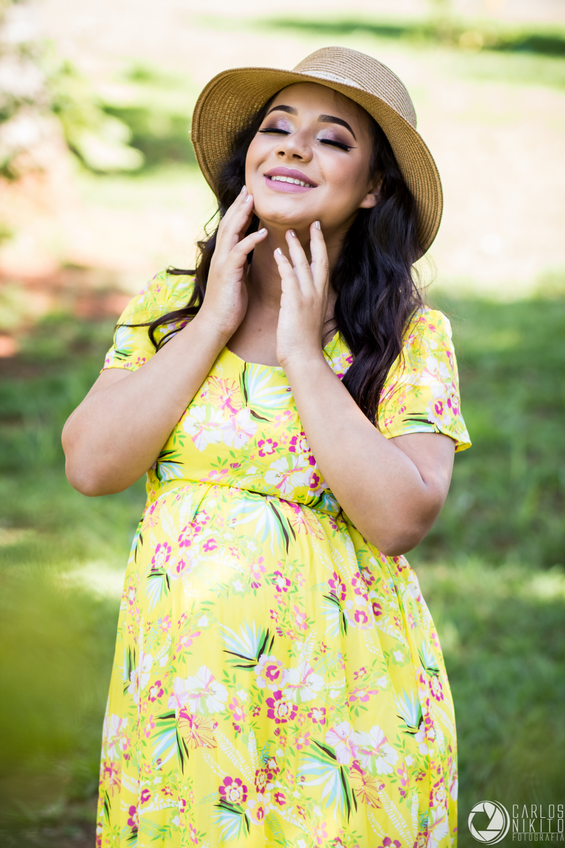 Ensaio gestante Thayne e Guilherme e parto da Antonella, fotografado por Carlos Nikito em Itumbiara Goias