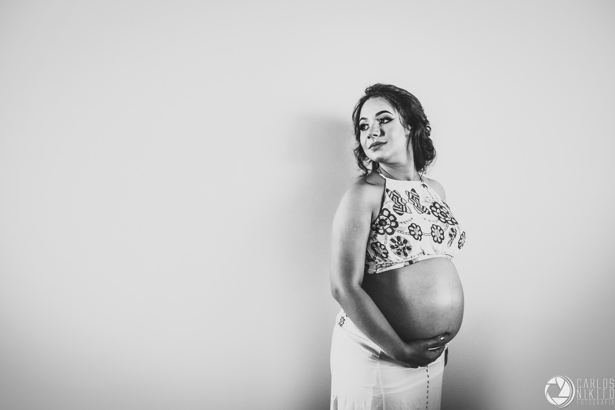 Ensaio gestante Thayne e Guilherme e parto da Antonella, fotografado por Carlos Nikito em Itumbiara Goias