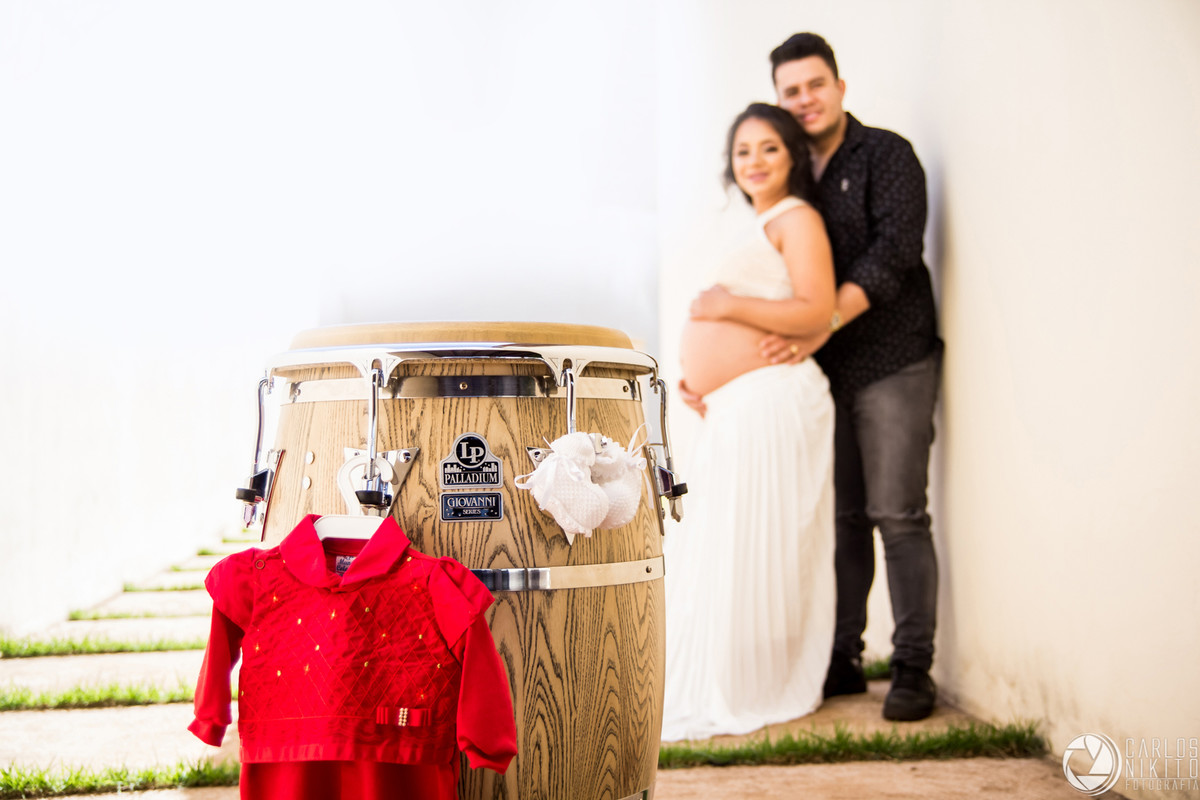 Ensaio gestante Thayne e Guilherme e parto da Antonella, fotografado por Carlos Nikito em Itumbiara Goias
