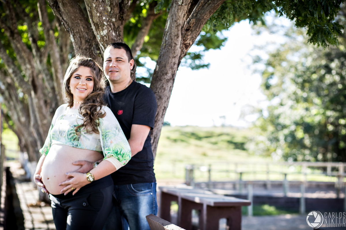 Ensaio de gestante realizado em Goiatuba, fotografado por Carlos Nikito