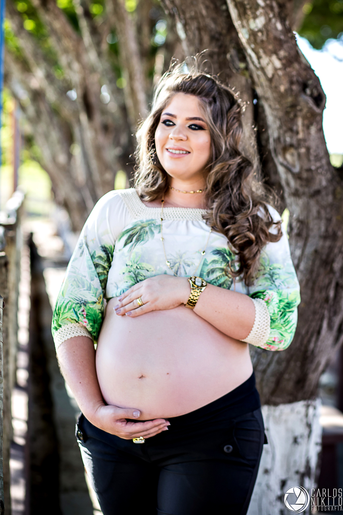 Ensaio de gestante realizado em Goiatuba, fotografado por Carlos Nikito