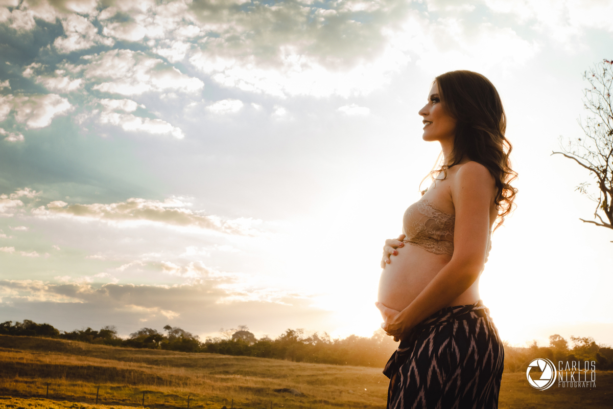 Ensaio de Gestante realizado em Goiatuba Goiás por Carlos Nikito Fotografia