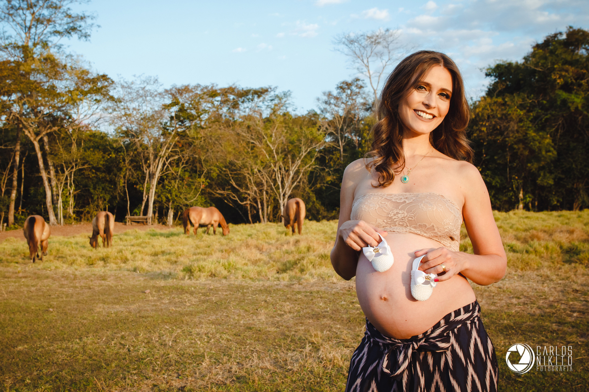 Ensaio de Gestante realizado em Goiatuba Goiás por Carlos Nikito Fotografia