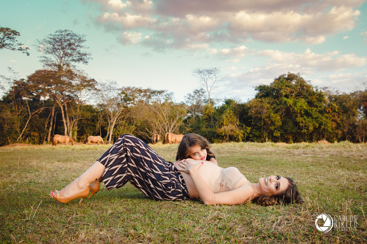 Ensaio de Gestante realizado em Goiatuba Goiás por Carlos Nikito Fotografia