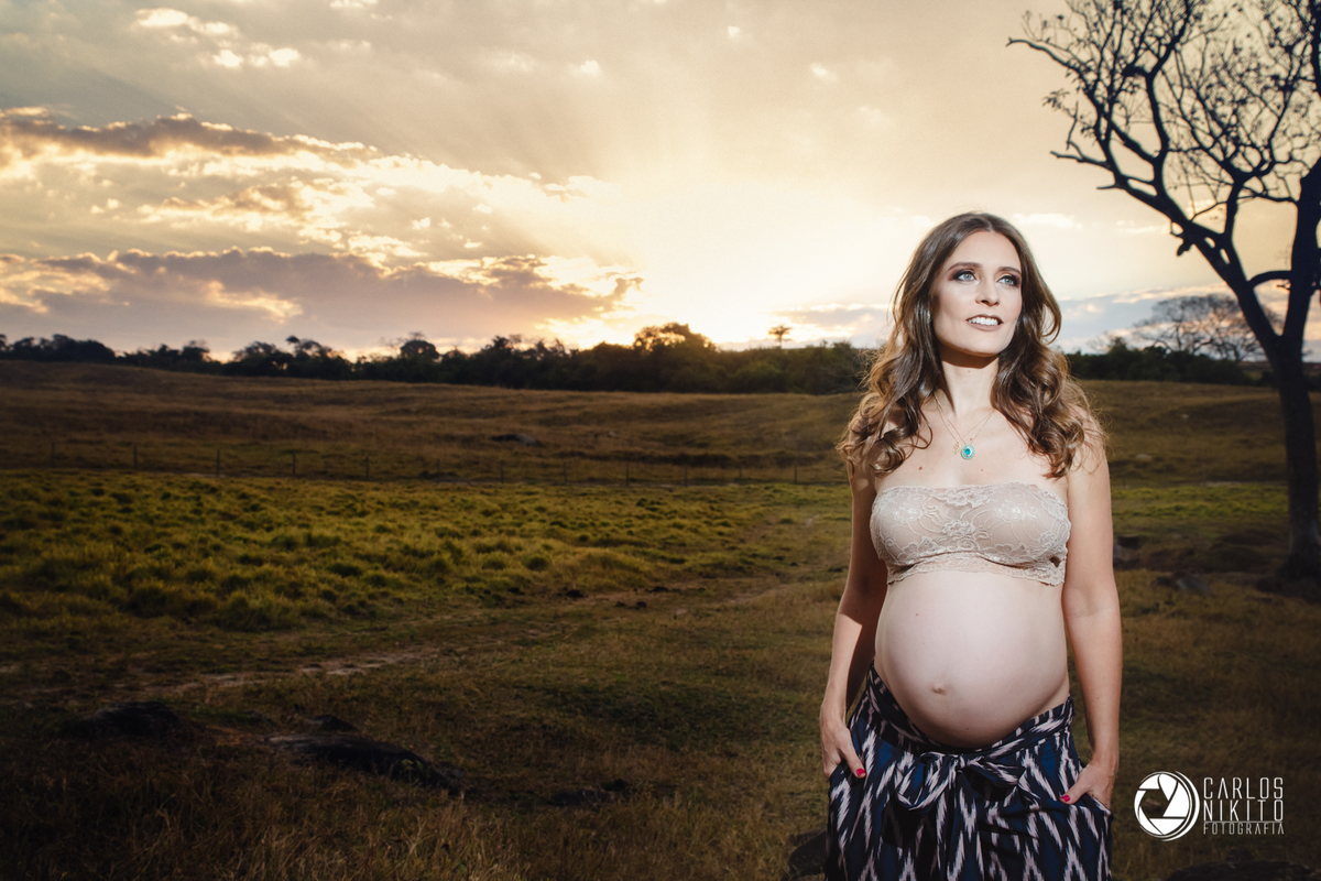 Ensaio de Gestante realizado em Goiatuba Goiás por Carlos Nikito Fotografia
