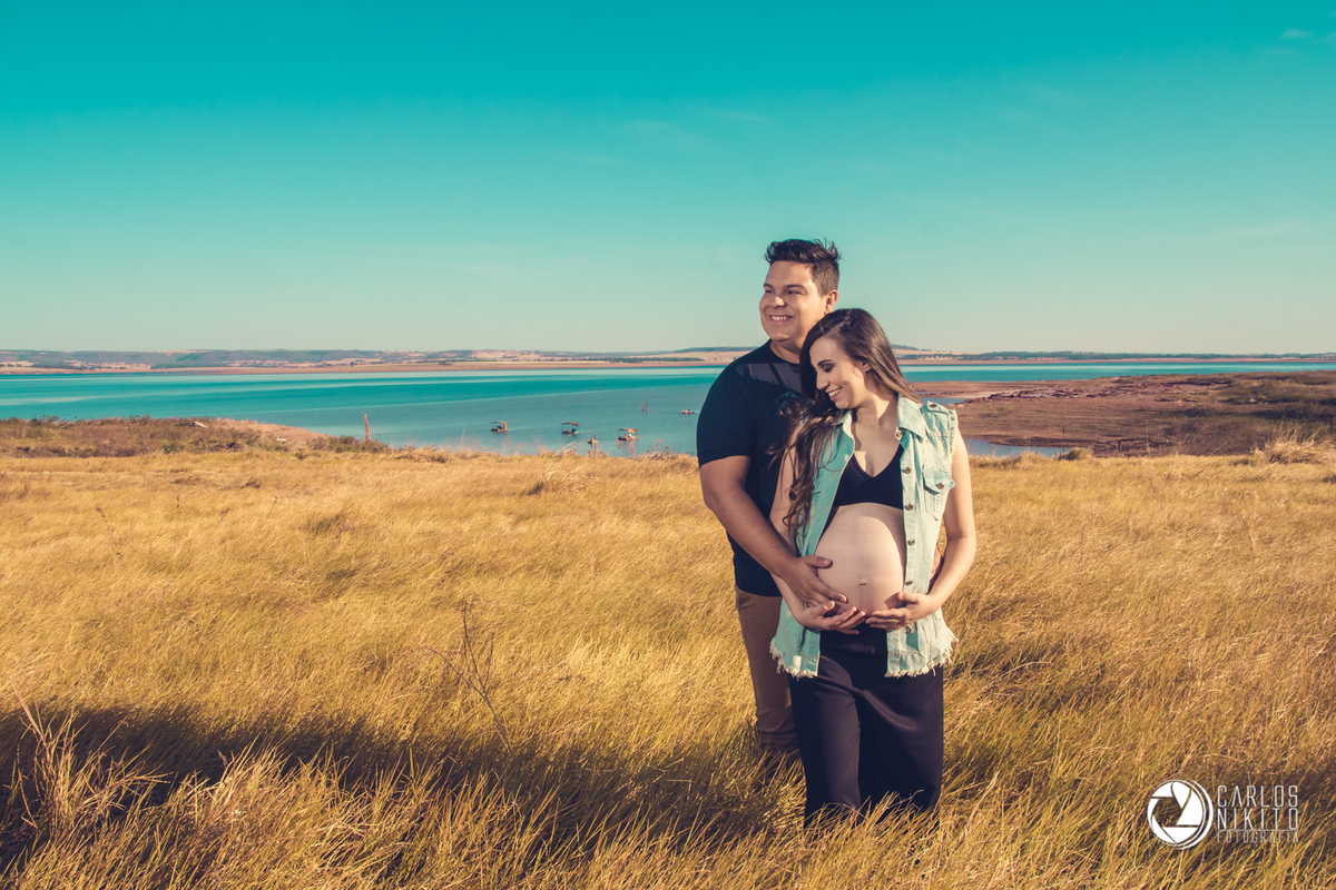 Ensaio Camila e Wisney a espera do Theo , por Carlos Nikito fotografia