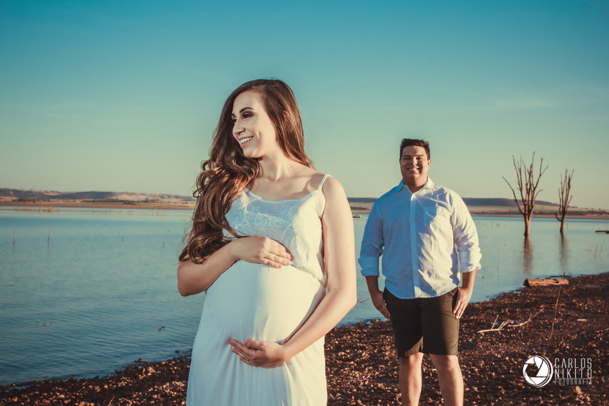 Ensaio Camila e Wisney a espera do Theo , por Carlos Nikito fotografia